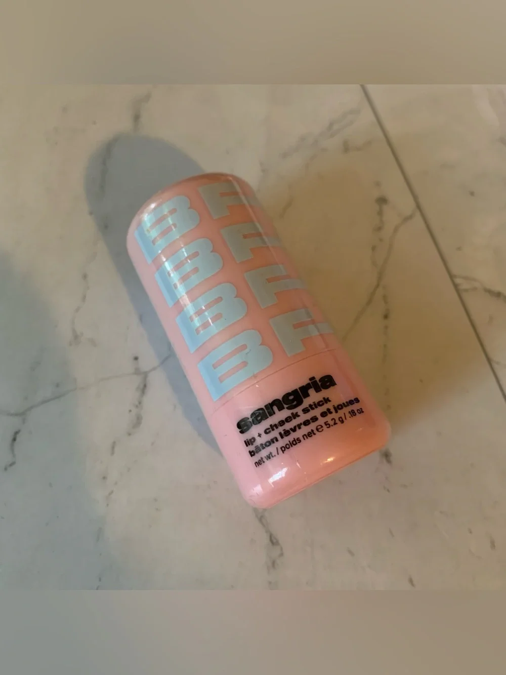 BEAUTY FOR CERTAIN Lip + Cheek Stick Sangria Strawberry Sorbet - Berry Pink 5.2g